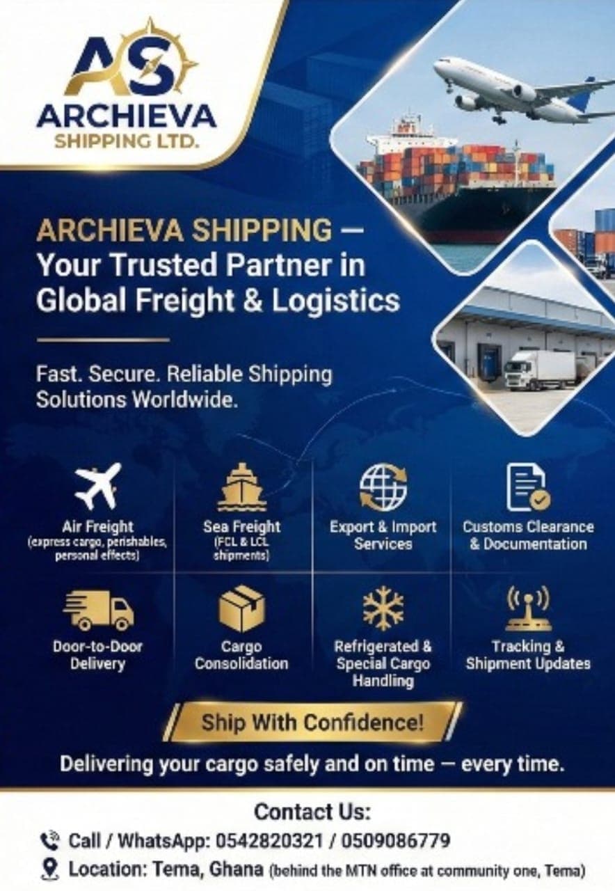 Archieva Shipping office in Community One, Tema